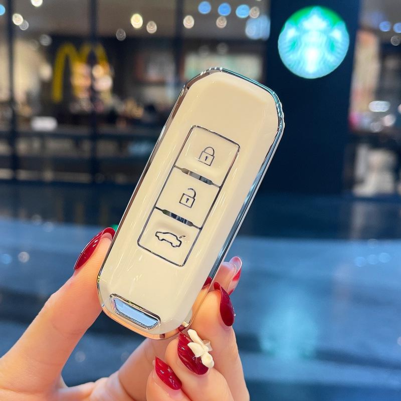 Compatible Key Case for Baojun Models: 510, 730, 530, Kiwi, 560, E100, E200, RS3, 360.