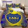 Boca Juniors Pattern Bedding Quilt Set Quilt Cover Pillowcase Home Decoration Birthday Gift (1 * duvet cover + 2 * pillowcase, without core)