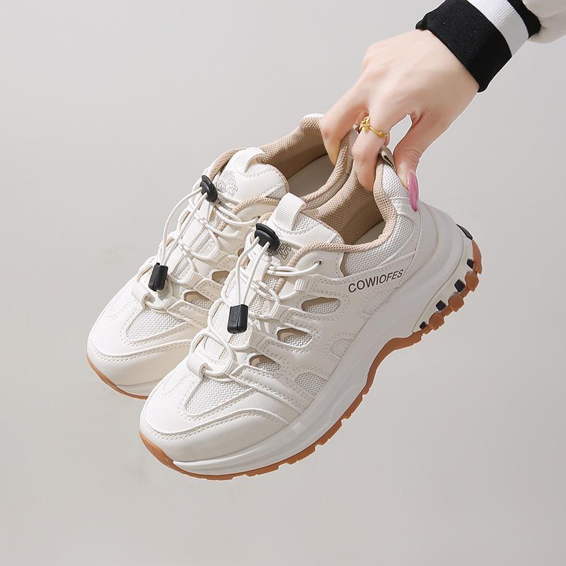 2025 Little White Shoes Women's Autumn New Korean Version Ins Female Student Casual Sports Shoes Trendy Versatile Street Auction BR8615