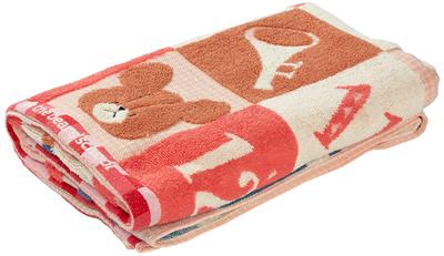 Marushin Bad 60 x 120 mit freundlichem 4335005800 Handtuch, "Die Bärenschule," cm, Bären, 100% Baumwolle,