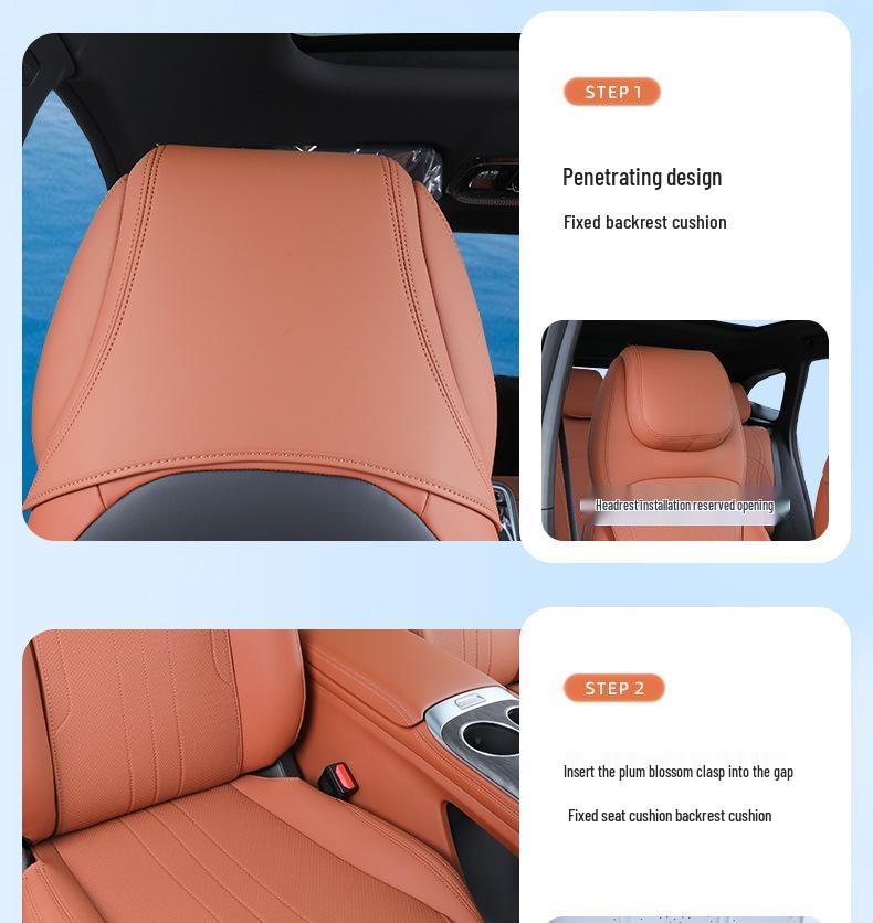 Galaxy M7 Four Seasons Seat Cushion: Universal Fit for 26 Geely Models, Full Coverage Car Seat Cover