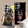 Rottweiler Dog Soft Phone Case For Samsung Galaxy S26 Ultra S25 Edge S24 FE S23 Plus S22 S21 + S20 Plating Anti-Fall Fundas