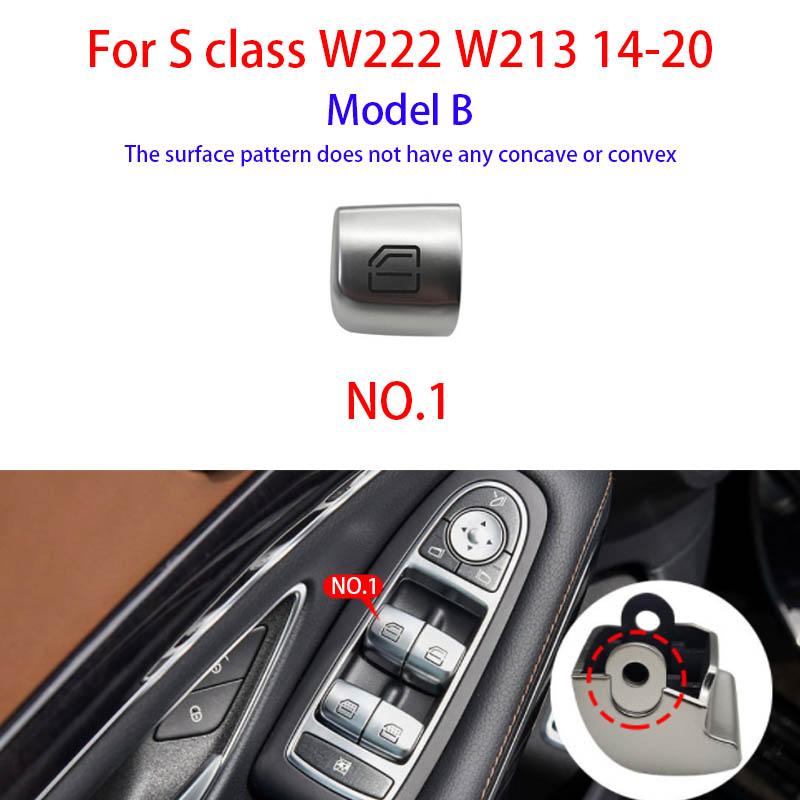 1pc For Mercedes W222 W213 Car Electric Power Window Switch button For Benz E S Class E260 E300 S350 S400 2229052004/1505 14-20 Switches Seat 3