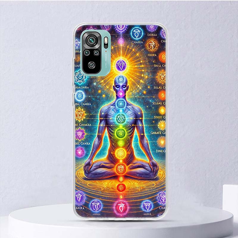 Yoga Chakra Spiritual Energy Universe Soft Case For Xiaomi Redmi Note 14 14S 13 12S 11S 10S 12 11 10 Phone Cover 11T 11E Pro Plu
