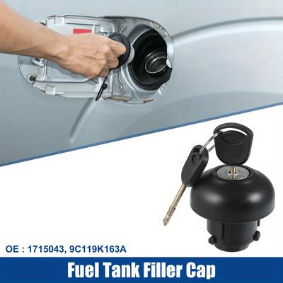 Gasbränsletanklock Byte Passar för Ford Transit Byte 9C119K163A Svart