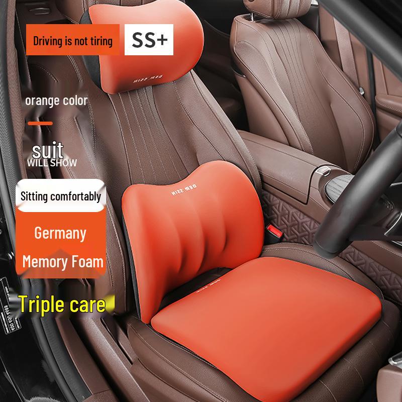 Universal Winter Car Seat Cushion with Lumbar Support - Warm, Simple & Stylish for All Seasons