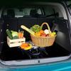 1Pcs White Tiger Printed Car Trunk Mat with Anti Slip Cargo Liner Waterproof Rear Storage Protector Floor Mat for SUV Sedan Vehi