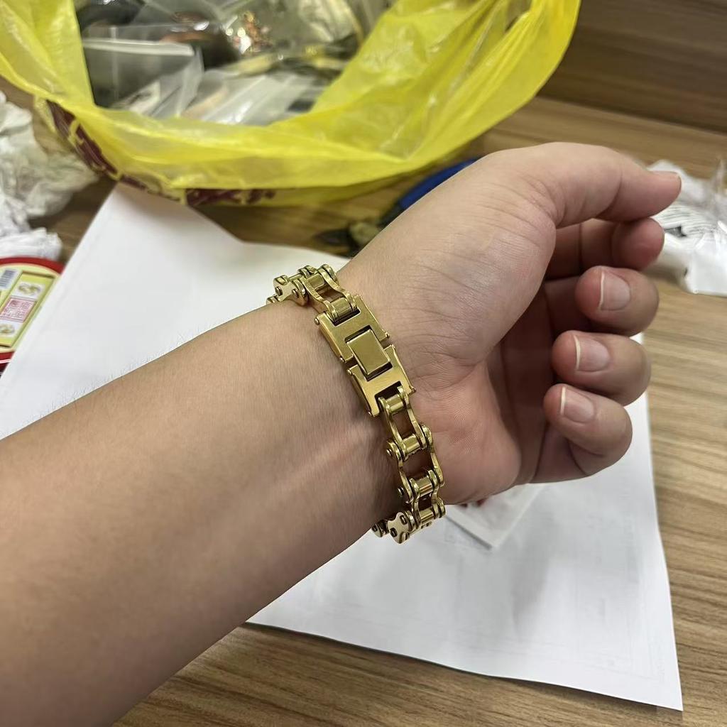 Bicycle Bracelet Fashion Bicycle Bracelet Stainless Steel Trendy Rock Personalized Motorcycle Bracelet