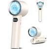 Handheld Fan with Cooling Plate New Release Instant Portable Fan with Cooling 6800mAh High Airflow Powerful LED Heatstroke Outdoor [2025 - 1-Second