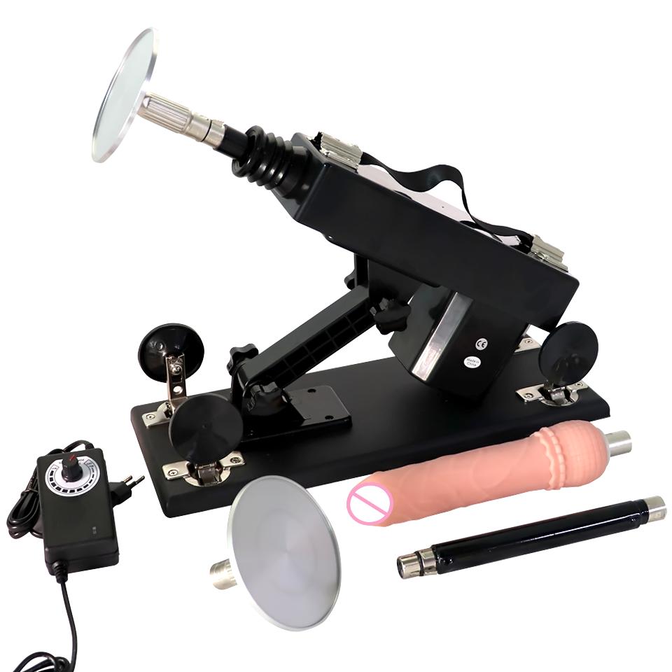 Automatic Telescopic Sex Machine Thrust Dildo Machine with Big Dildo for Men and Women Masturbation Sex Toys