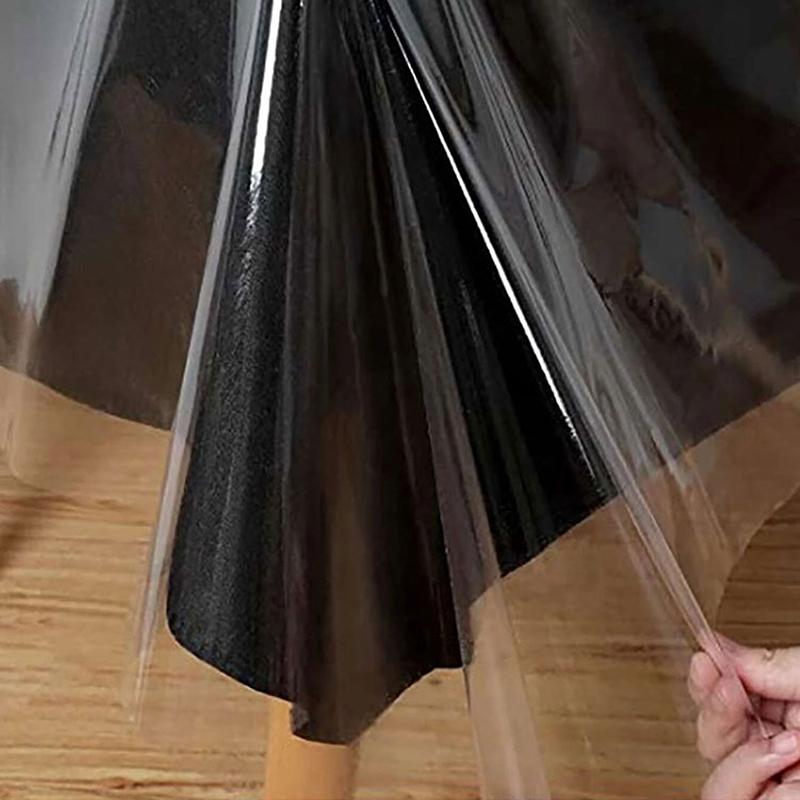 Rectangular Tablecloth Transparent Table Cloth Table Protector Heat Resistant Waterproof Oil Resistant Anti-Scratch Tablecloth