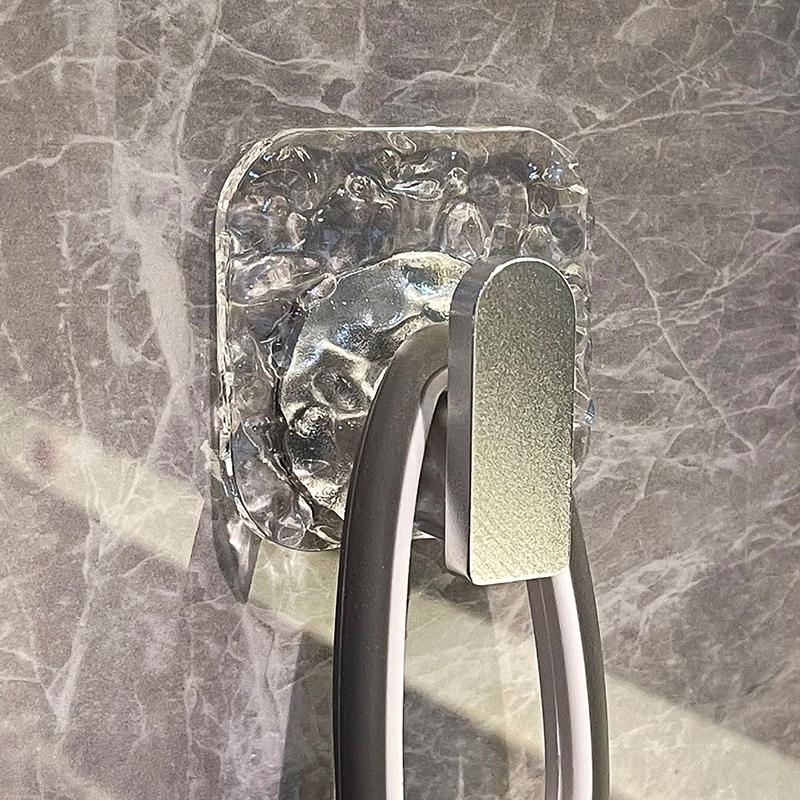Punch-free Acrylic Hook Strong Viscose Adhesive Hook Load-bearing Door Back Wall Bathroom Kitchen Key Seamless Nail Clothes Hang