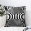 Whirlpool Dizziness Pattern Pillow Case Cushion Cover Soft Pattern Pillow Cover Morden Pillowcases For Sofa Home Decoration