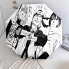 1 Stück Automatischer Faltregenschirm - Naruto-Muster Tragbares faltbares Design Mit 8 Rippen Weihnachts-Geburtstagsgeschenke