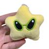 Kawaii Cute Green Alien Plush Keychain Soft Cute Yellow Alien Toy Plushie Pendant Student Schoolbag Decor For Adults Gifts