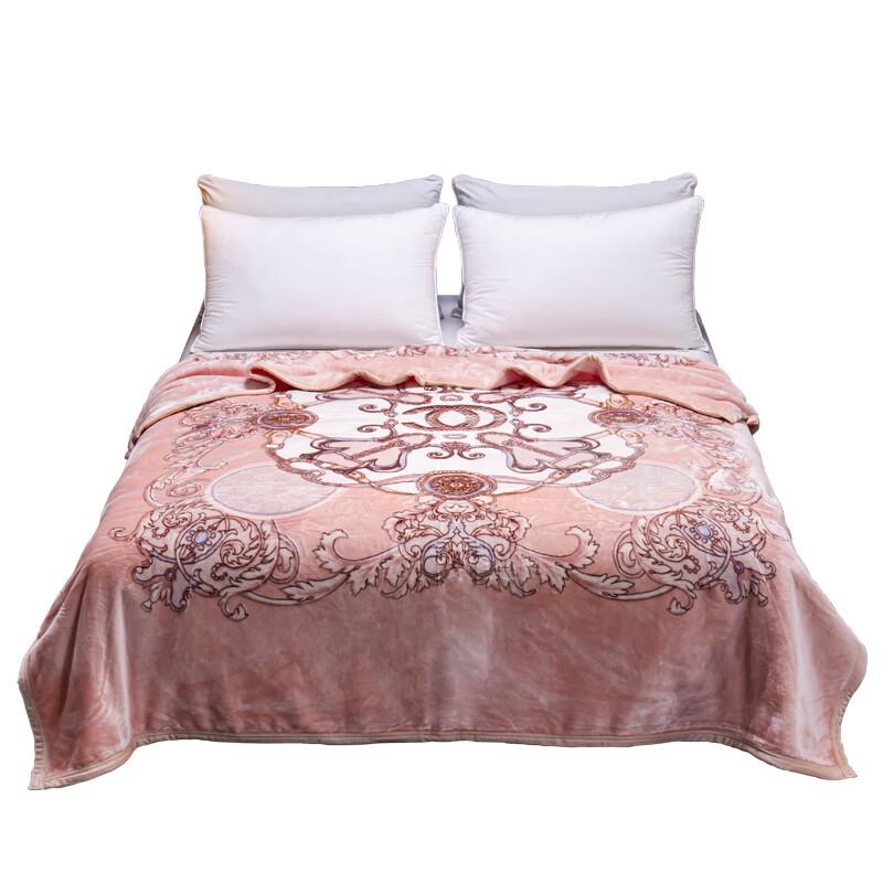 Hengyuanxiang Golden Mink Velvet Blanket