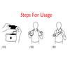 Electric Heated Scarf USB Electric Heating Shawl Neckerchief 3 Temperature Levels Hot Compress Pad Foldable Warm Neck Wraps for Winter Outdoor