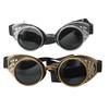 European Steampunk Retro Goggles - Round Eye Mask Sunglasses for Halloween Party