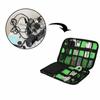 Travel Bag for Cable Organizer Storage, USB Data Cable, Earphone Wire, Pen, Power Bank, SD Card, Digital Gadget Device Kit Case