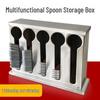 Jingruncheng Stainless Steel Spoon Storage Box with Lid