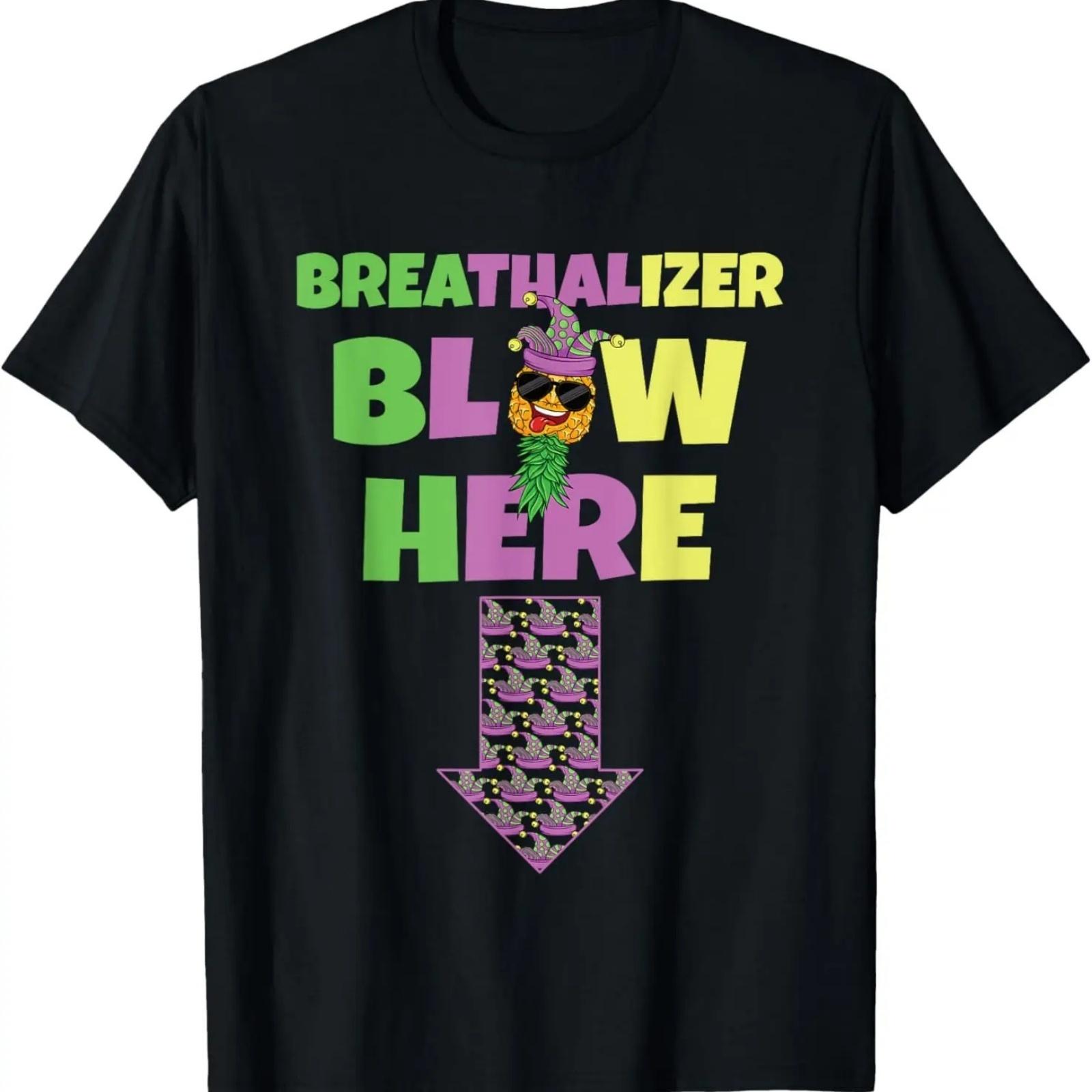 

Breathalizer Blow Here Mardi Gras Pineapple Swinger Men XXXXXL різнокольоровий