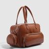 This year's popular bags 2025 new vintage handbag Boston bag large-capacity commuter shoulder bag motorcycle bag trendy