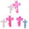 Set Of 2 Crucifix Shaped Silicone Molds for Baking and Crafting Chocolate Cakes Candies Moulds Kitchen Bakewares