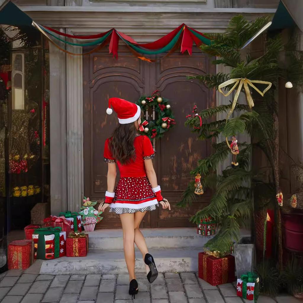 Cosplay One Product Cosplay Versatile Cute Sexy Christmas Clothing, Women's Christmas Clothing