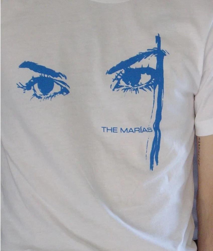 The Marias Тур Белая ХЛОПКОВАЯ Футболка С КОРОТКИМ РУКАВОМ Унисекс Футболка XXXXL