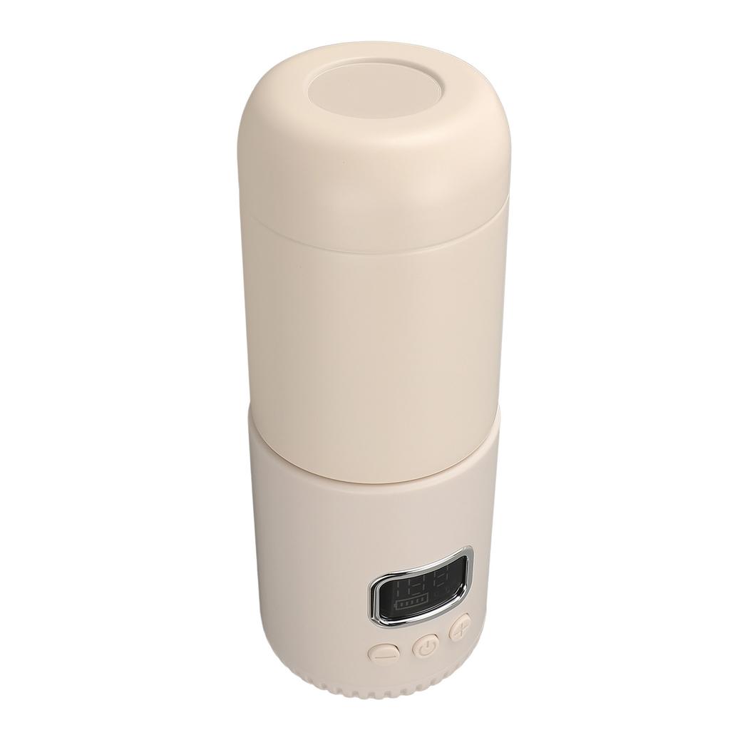 Reise-Wasserkocher, kabellos, 18000 mAh, wiederaufladbar, 400 ml, 55 °C, schnelle Erwärmung, heißes Wasser für unterwegs