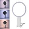 Travel Makeup Mirror with Light Double Sided 1X/5X Magnification Mirror Desktop Wall Mounted Handhel