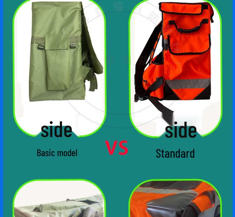 Fire-Resistant Water Backpack with Stainless Steel Frame for Forest Fire Rescue