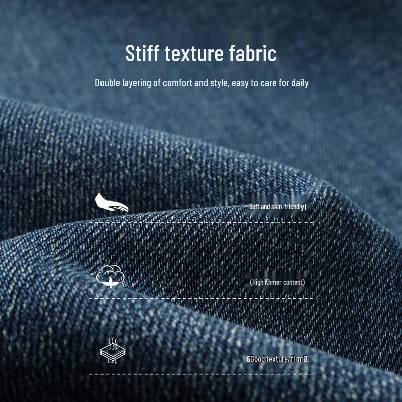 YERAD Women's Elastic Retro Wide-Leg Harem Jeans