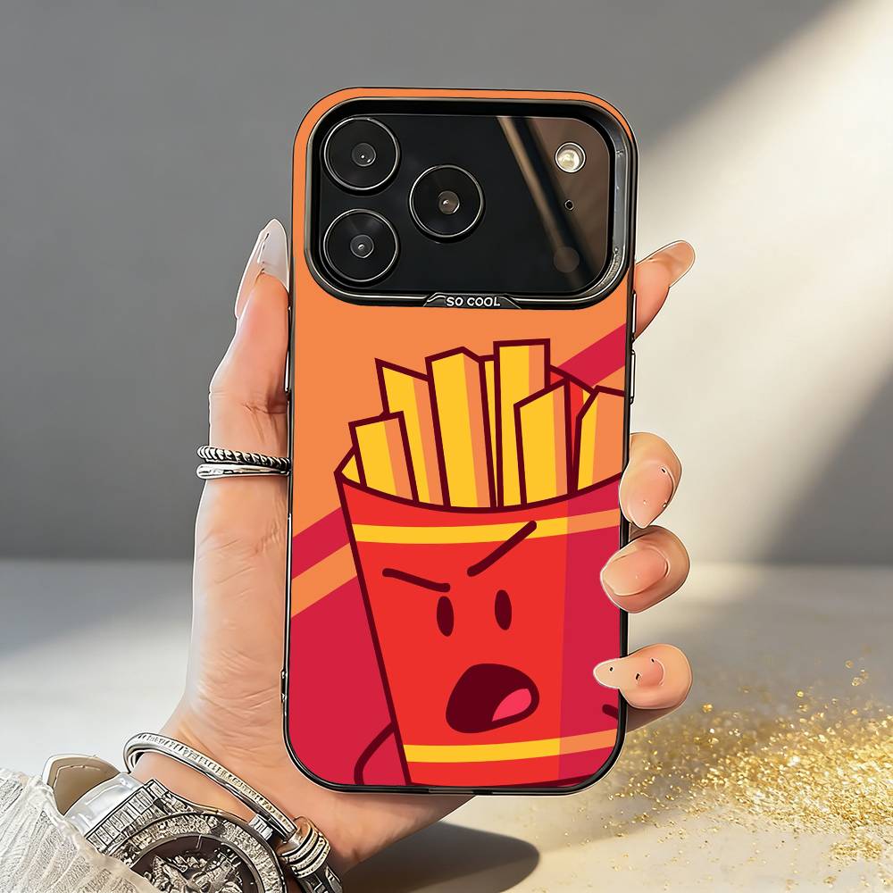 

B-Bfdi Battle For D-Dream Island Phone Case For iPhone17,16,15,14,13,12,11,Pro,MAX White Matte Shockproof Cover iPhone13