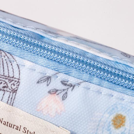 Dames Waterdichte Bloem Vogel Reis Cosmetische Tas Make-up Was Opbergzakje Etui