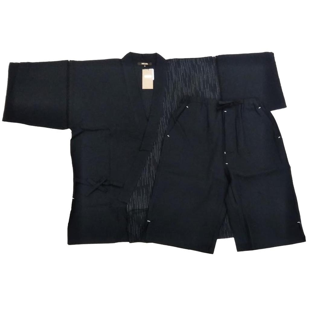 Comme Ca Shijira Jinbei Size M Men's Homewear, Black,