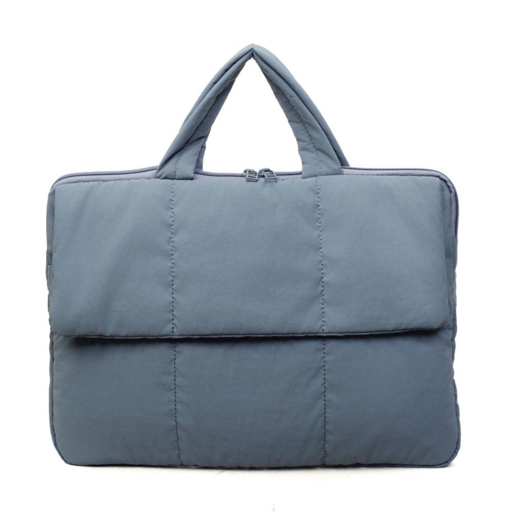 Einfache 16-Zoll-Laptoptasche Stoßfest Gepolstertes Kissen Laptopschutzhülle Leichte gesteppte Puffer-Notebook-Aufbewahrungstasche Herren Damen