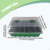 Plant Starter Tray Germination Transparent,Propagation with Drainage Holes Sprouting Container