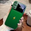 Gray background lightning For Samsung S25 S25 Edge S25Ultra S8 9 S10 20 U ltra S21 Pro 22 Plus S23 FE S24 Ultra Glass Phone Case