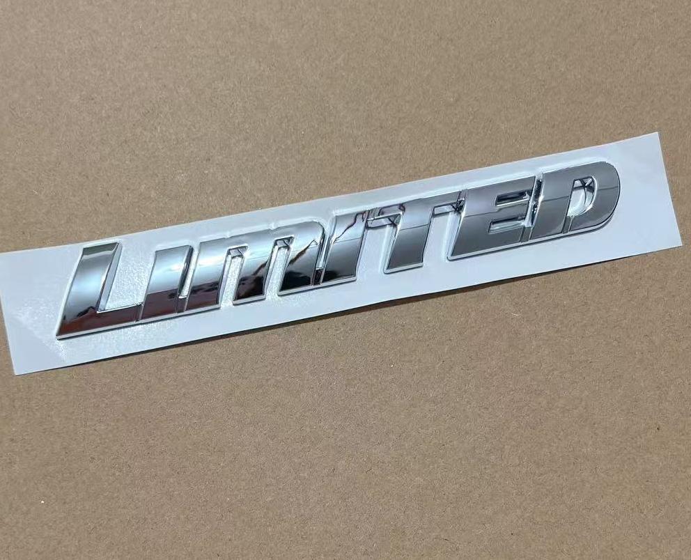 1X Universal Car LIMITED Edition Emblem Car Body Decoration Sticker 3D Car Trunk Badge Sticker ABS Auto Exterior Accessories