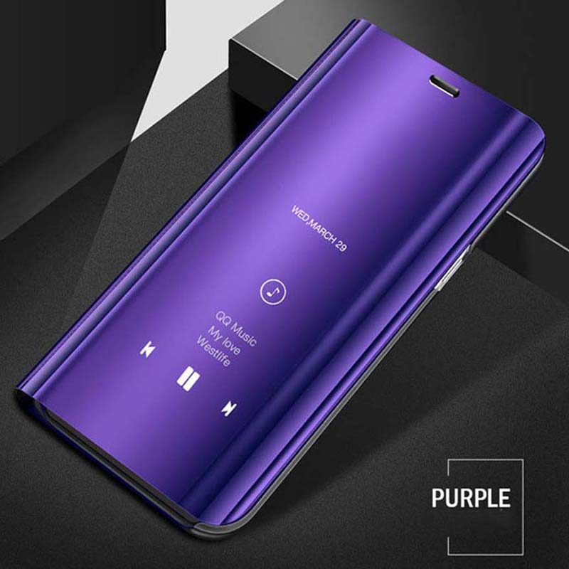 Mirror Flip Case For Samsung S10 Plus Case Stand Smart Phone Cases For Samsung Galaxy S10 5G s10E S 10 E 10s S10plus Funda Coque