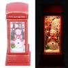 Christmas Decorations Telephone Booth Decoration Night Light Home Decoration Luminous Decoration GiftSnowman