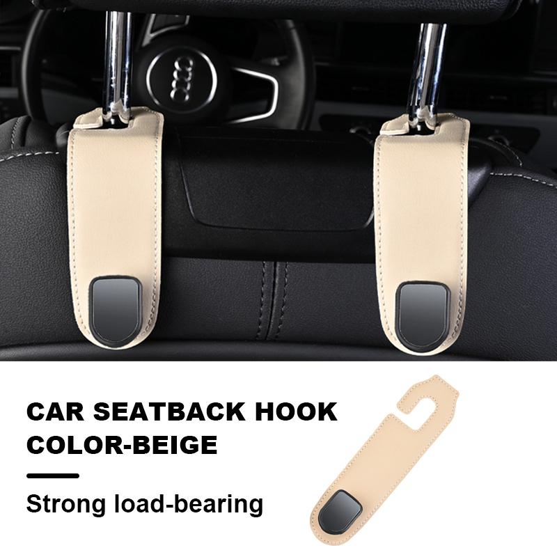 Car Seat Headrest Hook Universal Hidden Car Hook Metal Hanging Hooks Interior Seat Back Interior Accessories