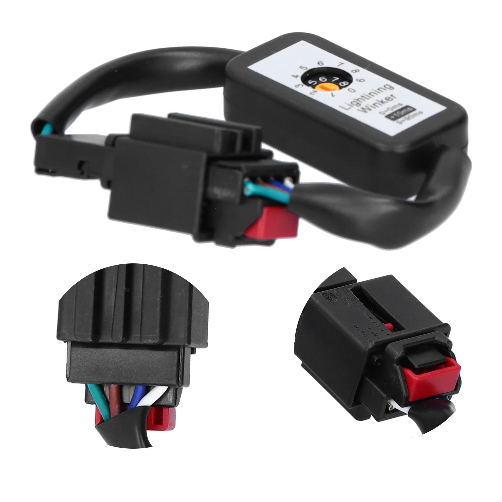 

LED Tail Lights Dynamic Turn Signal Adapter Harness Blinker Module Kits Fit for Mk7 Pre-Facelift 2013-2016 чорний