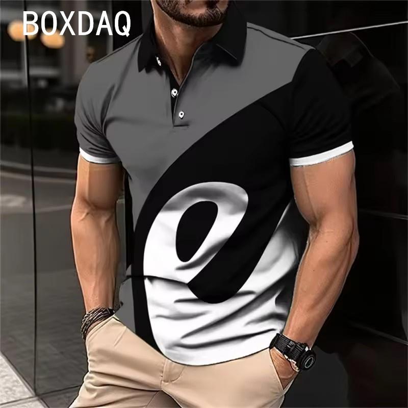 Polo Shirt High Quality Polo Shirt Summer Short Sleeve Collar Button