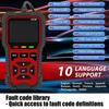 Advanced Automotive Diagnostic Unit Reads Error Indicators Monitors Dynamic Particulars Checks Battery Condition