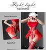 Sexy Christmas & Halloween Fishnet Lingerie Set