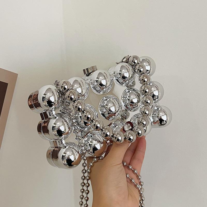 

Acrylic bag 2025 new European and American single shoulder fashion design Xiaohongshu same women s chain box bag tide