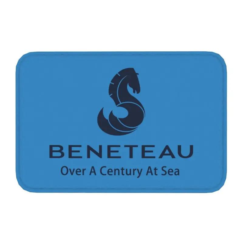 Beneteaus Sailing Boat Logo Doormat Non-Slip Kitchen Bath Mat Toilet Floor Door Entrance Carpet Rug