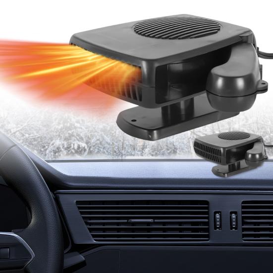 Car Heater Fan 12V 24V 200W Dual Function Defroster Defogger Cooler Dryer Hot Cold Air Fan Fast Heating Auto Windshield Frost Remover